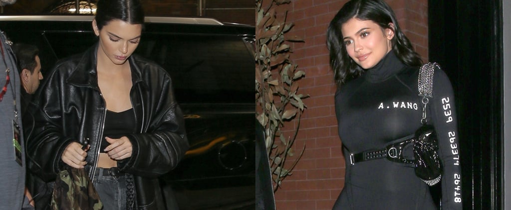 Kylie Jenner Alexander Wang Look in NYC 2018