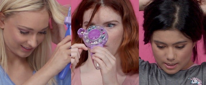 Teenagers Try '90s Hair Tools