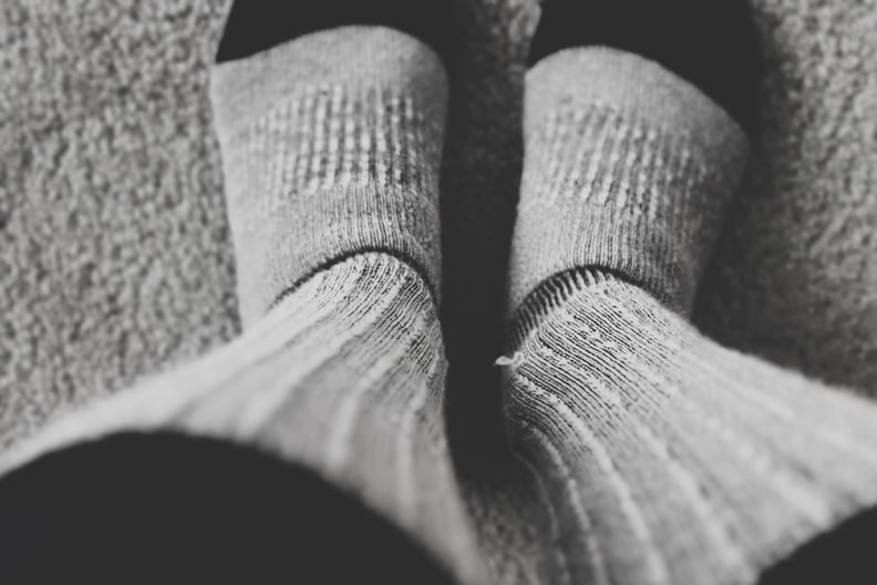 Matching socks.