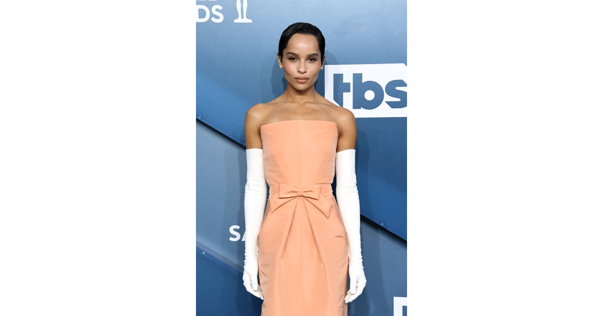 Zoë Kravitz's Oscar de la Renta Dress at the SAG Awards ...