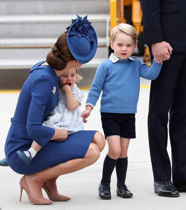 Kate Speaking to George and Charlotte, 2016