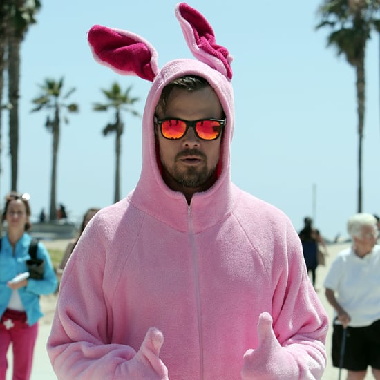 Josh Duhamel Dressed as Pink Bunny at Venice Beach | Picture