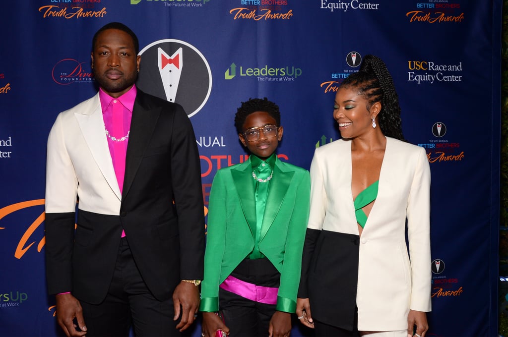 Gabrielle Union, Dwyane Wade, Zaya Wade Truth Awards Outfits