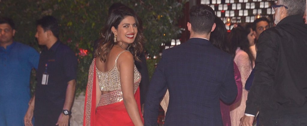 Nick Jonas and Priyanka Chopra at a Party in India June 2018