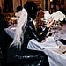 Fans Are Confused by Kim Kardashian Eating Dinner in a Full Couture Face Mask