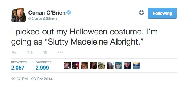 Conan O'Brien Dissed Madeleine Albright . . .