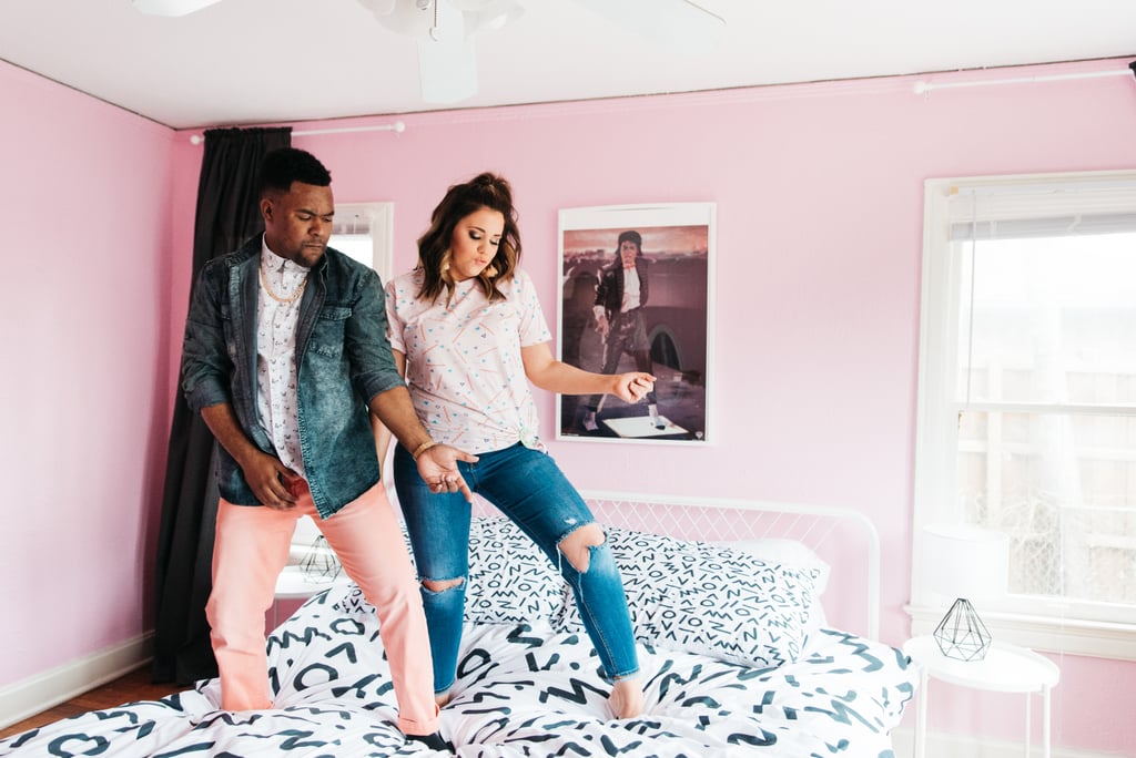Retro '80s and '90s Engagement Shoot