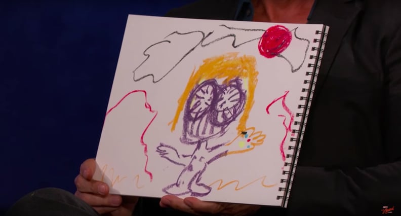 Josh Brolin's Drawing of Thanos