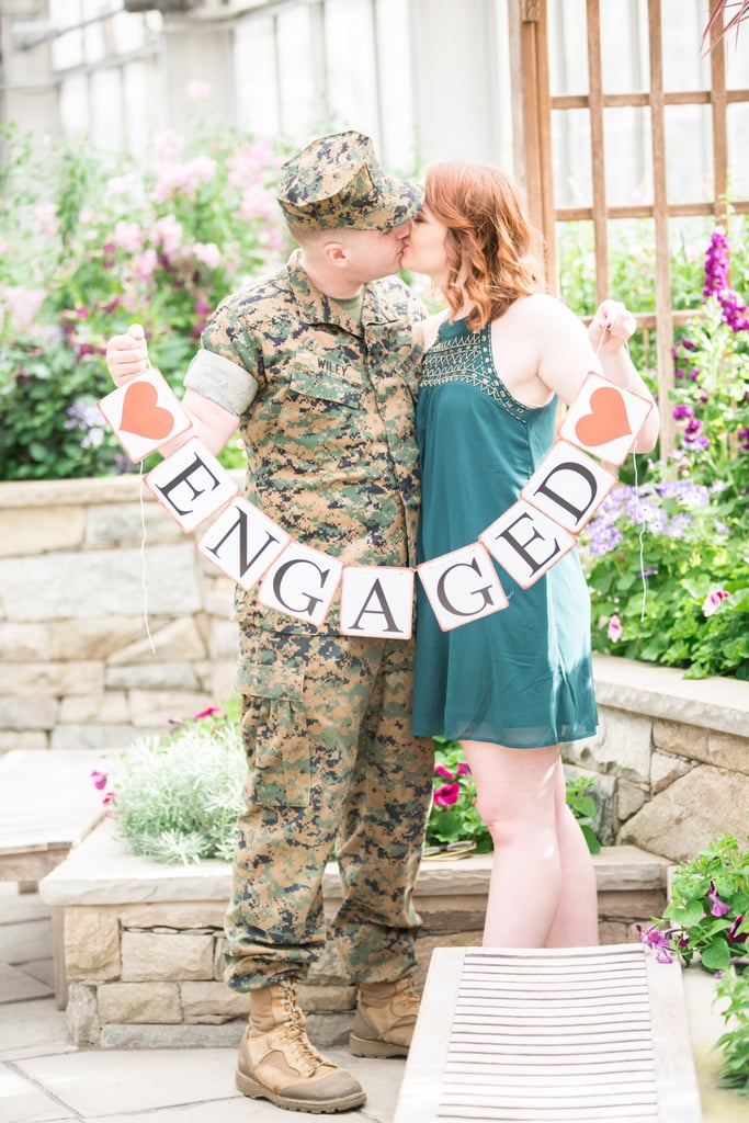 Military Couple Engagement Session in Washington DC