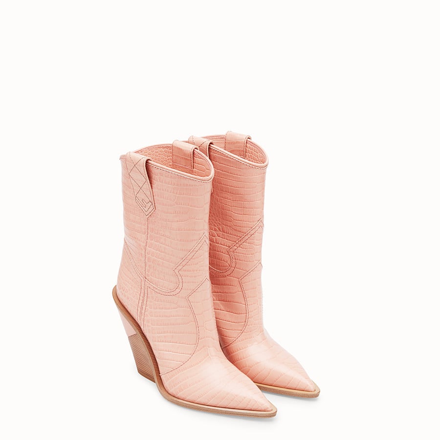 fendi pink boots