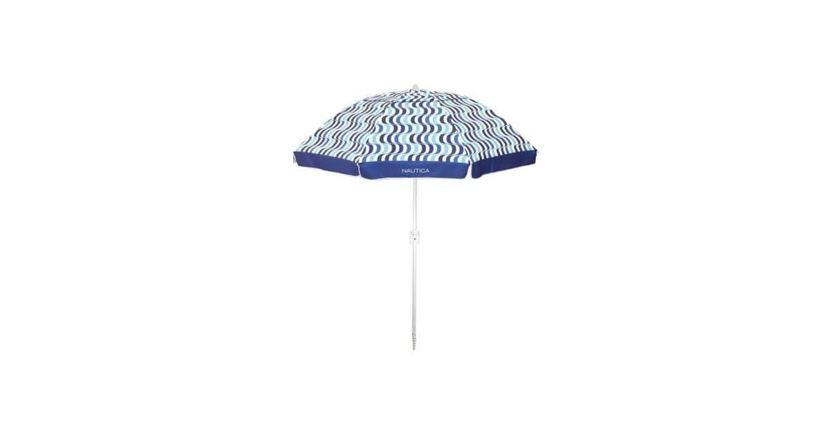 Nautica 7Foot Beach Umbrella in Blue Gifts For Beach Lovers