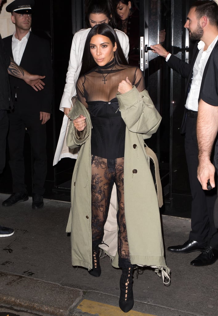 Kardashian-Jenner Sisters Out in Paris October 2016