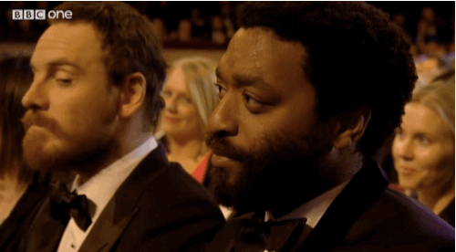 27. Michael Fassbender and Chiwetel Ejiofor Have a Beard-Off