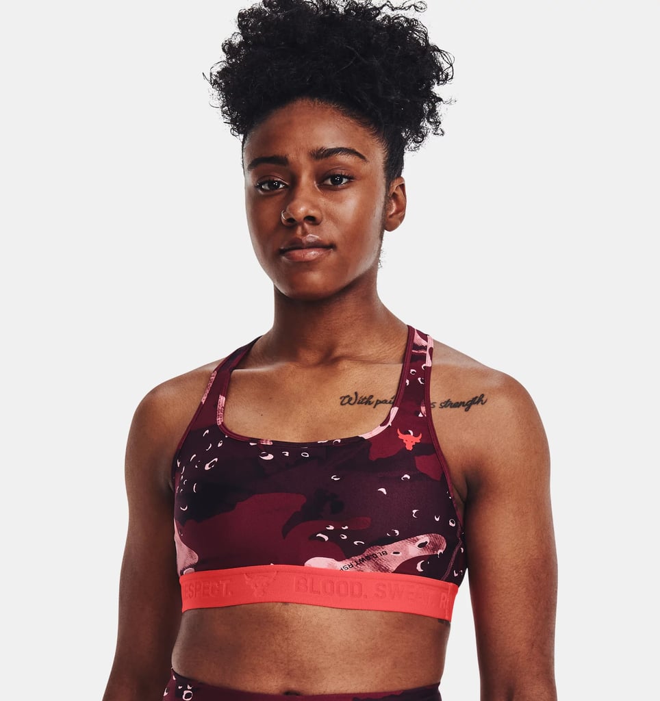 Women's Project Rock Printed Sports Bra