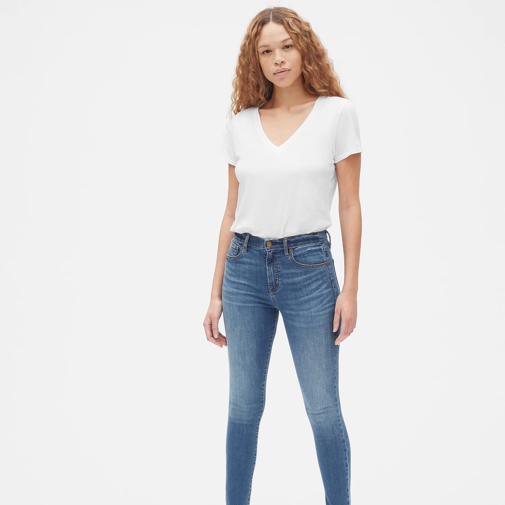 gap high rise best girlfriend jeans