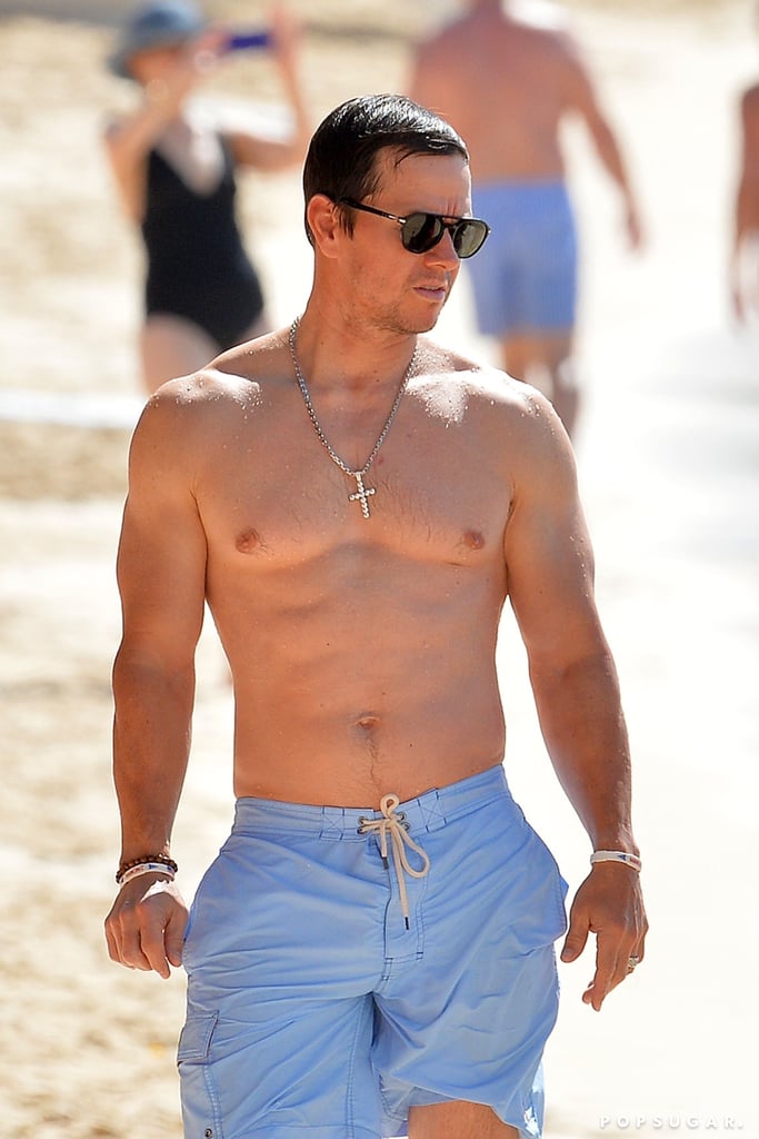 Mark Wahlberg Shirtless in Barbados Pictures December 2018