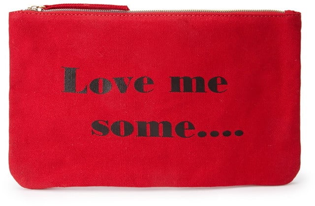 Forever 21 Love Me Graphic Pouch ($6)
