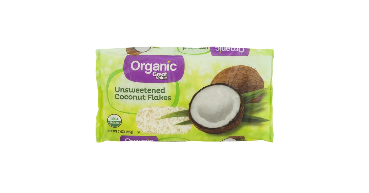 Great Value Organic Unsweetened Coconut Flakes Best Keto Food at
