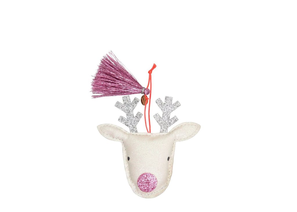 Meri Meri Reindeer Glitter Fabric Tree Decoration