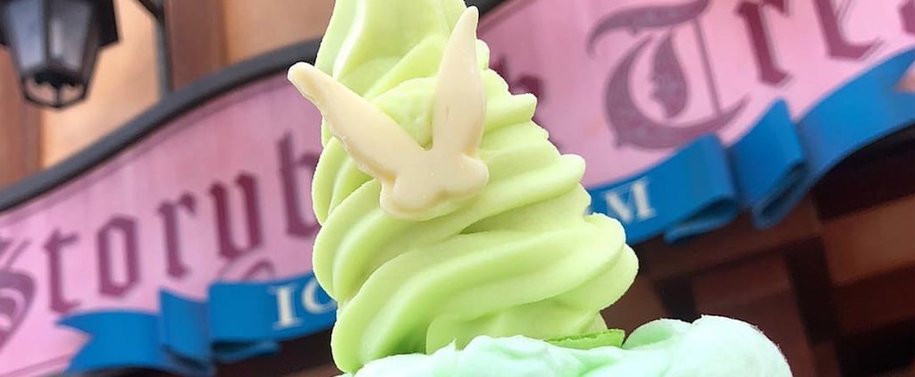 Disney Tinker Bell Ice Cream Dessert at Magic Kingdom
