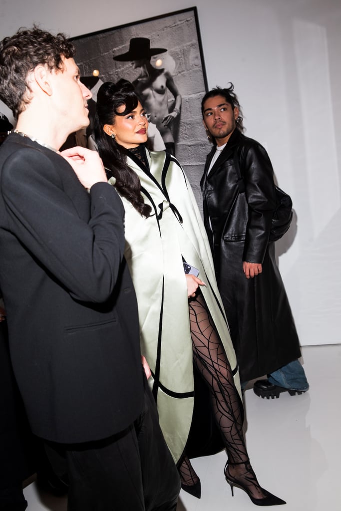 Kylie Jenner Wears a Sheer Catsuit at the Mugler Exhibit