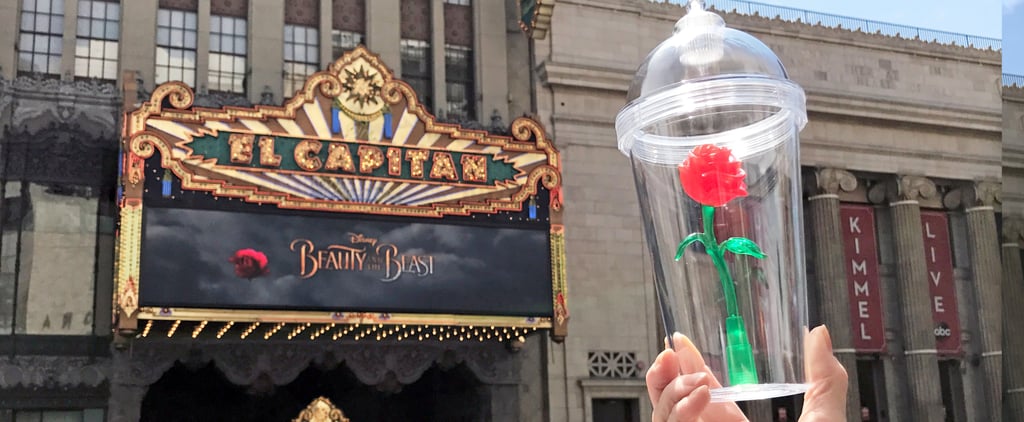 Beauty & the Beast Rose Cup Available at El Capitan Theater