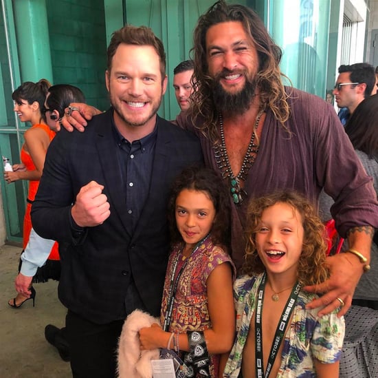 Chris Pratt and Jason Momoa at Comic-Con 2018