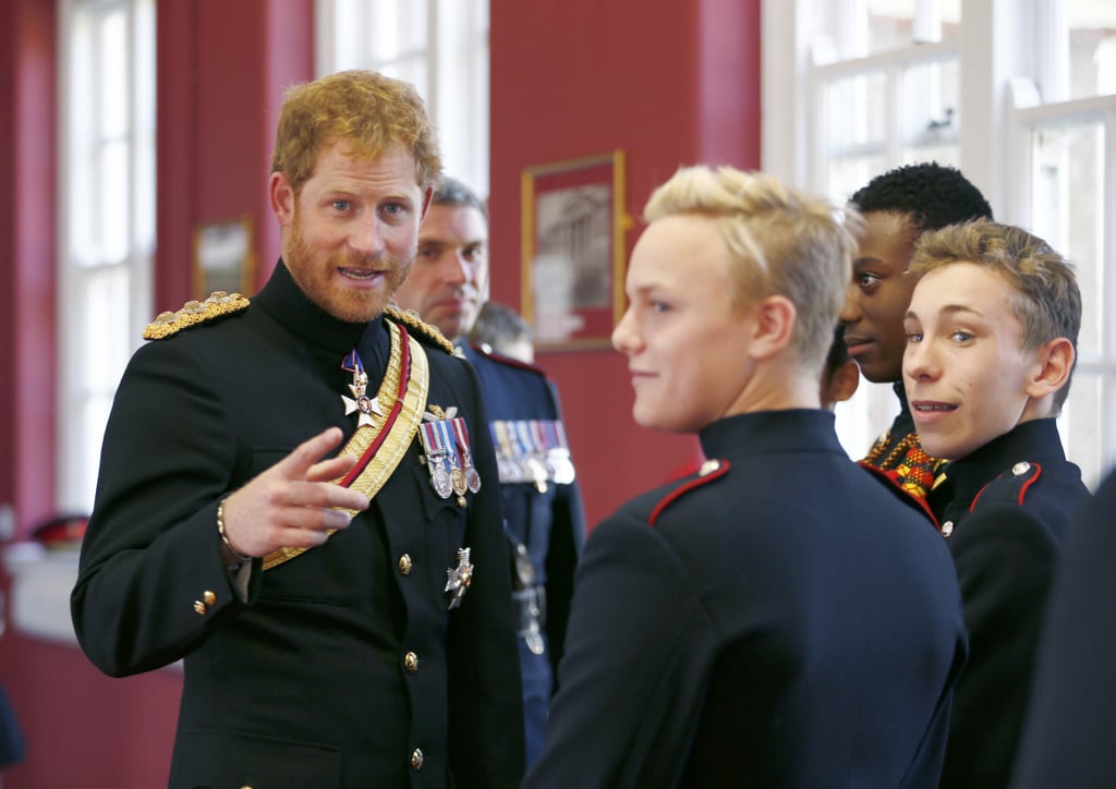 Prince Harry Royal Military School Pictures September 2015