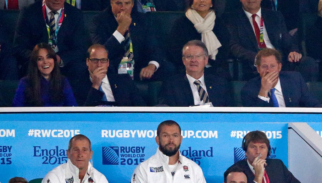 Prince William and Kate Middleton at Rugby World Cup 2015