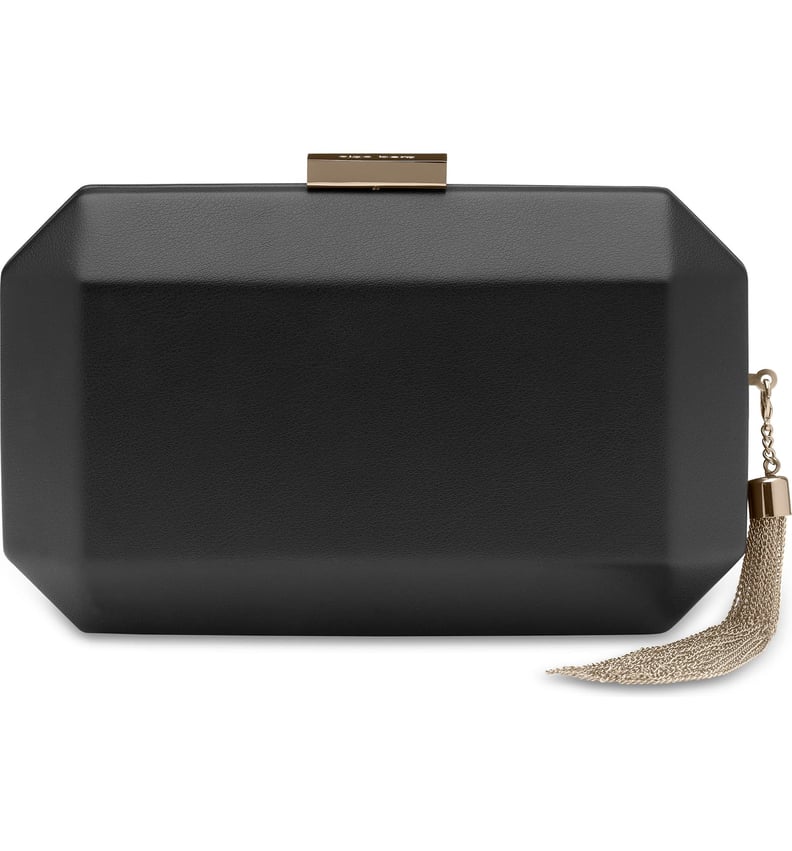 Olga Berg Faceted Clutch