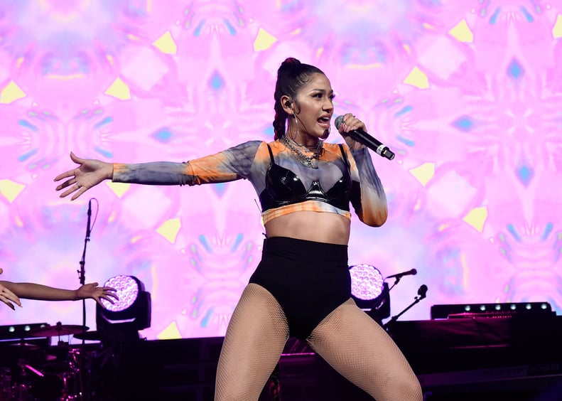 NEW YORK, NY - AUGUST 30:  Farina performs at the Soulfrito Music Festival  at Barclays Center on August 30, 2019 in New York City.  (Photo by Arik McArthur/Getty Images)