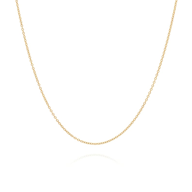 一层薄薄的金项链:安娜贝克的金项链