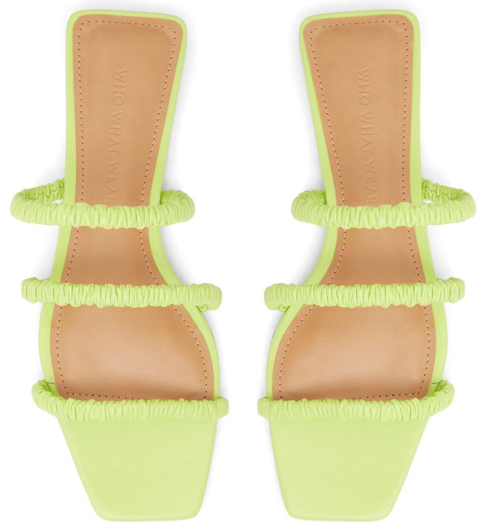 For a Visual Treat: Who What Wear Slide Sandal