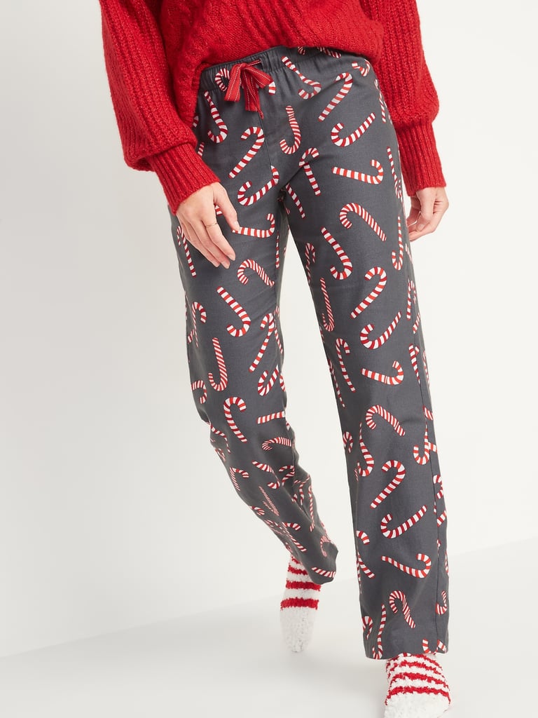 Patterned Flannel Pajama Pants