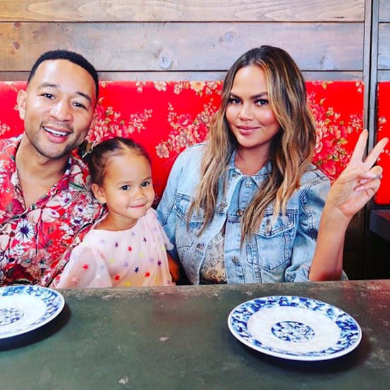 Chrissy Teigen and Luna Legend Manicure