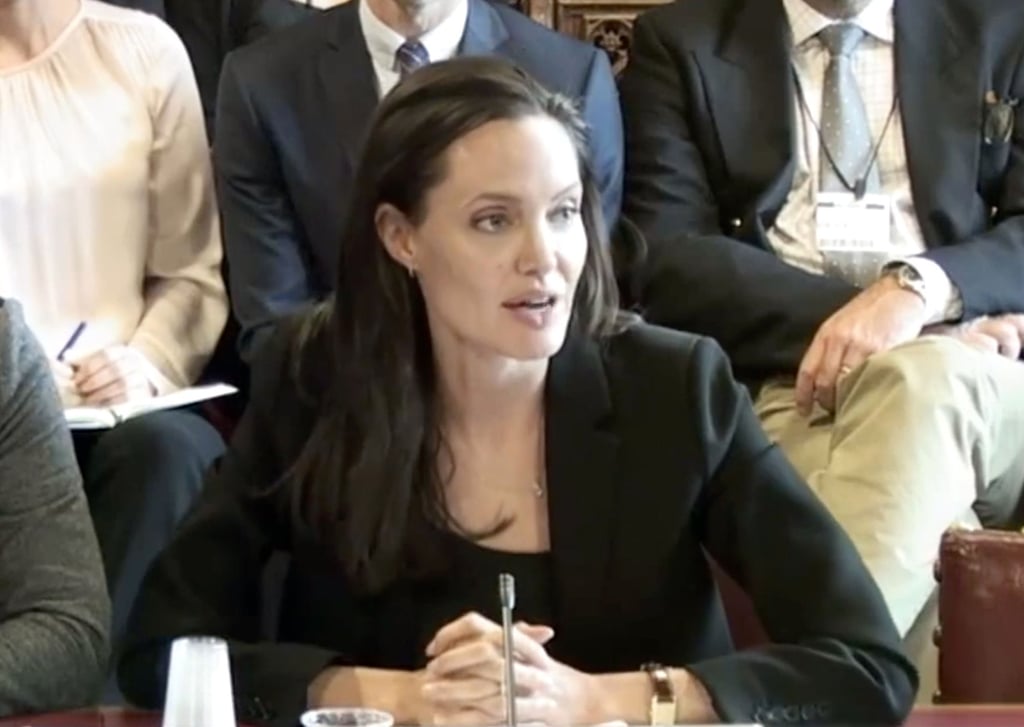 Angelina Jolie at the House of Lords September 2015