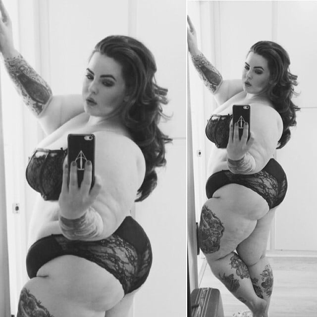 She describes herself as a "body positive activist"