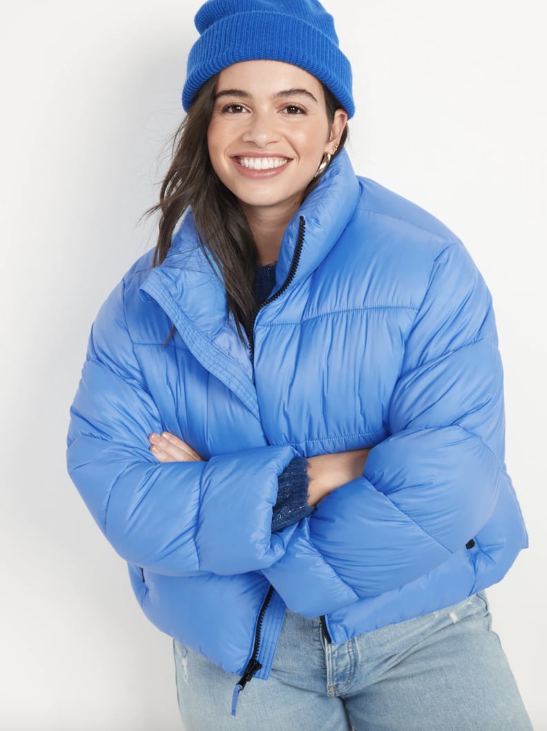 Old navy cheap puffer coat womens