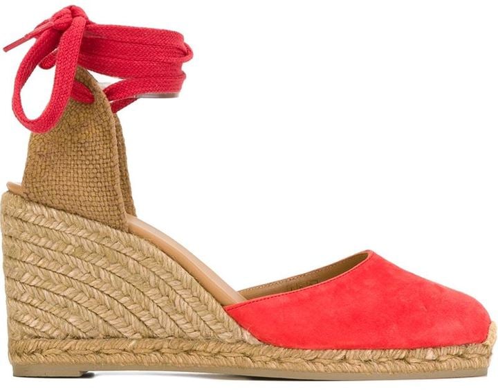 Castañer Lace-Up Wedge Espadrilles ($141)
