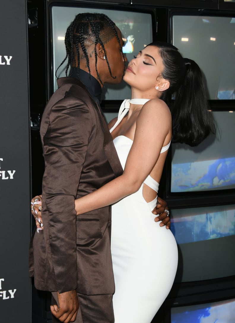 Kylie Jenner and Travis Scott at Travis Scott: Look Mom I Can Fly Premiere