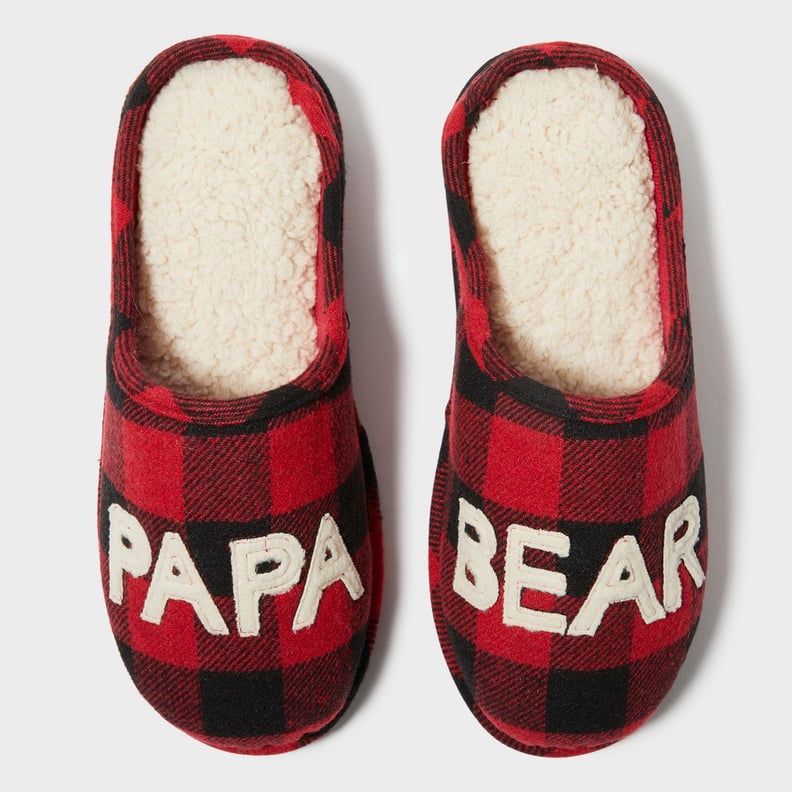 Papa Bear Scuff Slippers