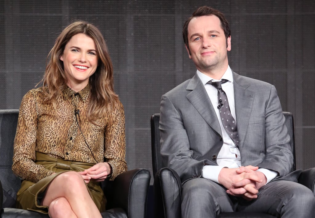 Cute couple Keri Russell and Matthew Rhys promoted their FX show The Americans at the TCAs on Sunday.