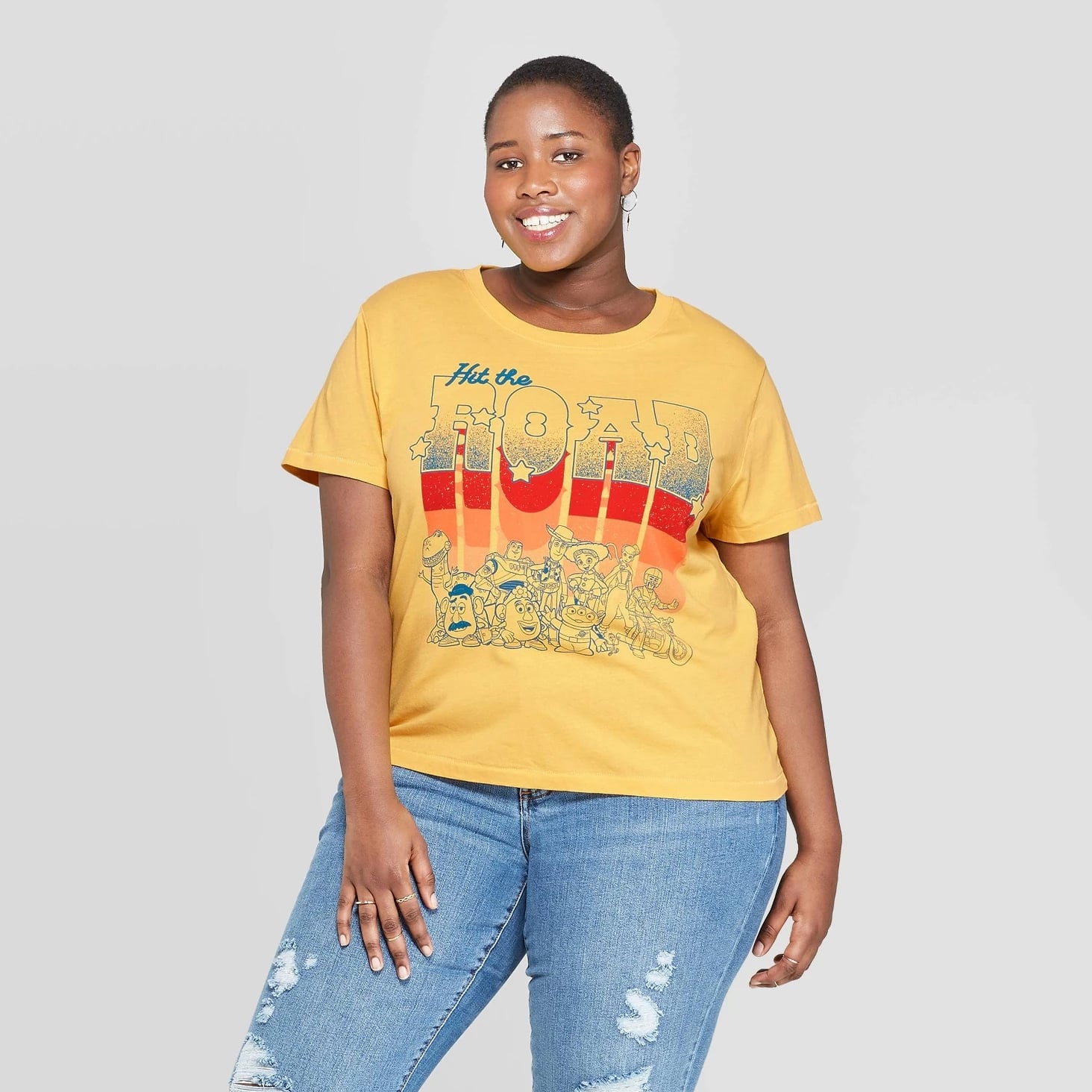 Women's Disney Toy Story Plus-Size Short Sleeve Hit the Road Graphic  T-Shirt, Run, Don't Walk, to Target, Because It Has the Best Toy Story  Products For the Whole Family
