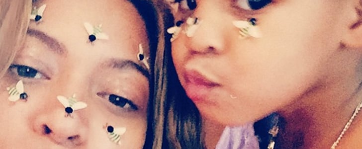 Beyonce and Blue Ivy's Valentine's Day Selfie