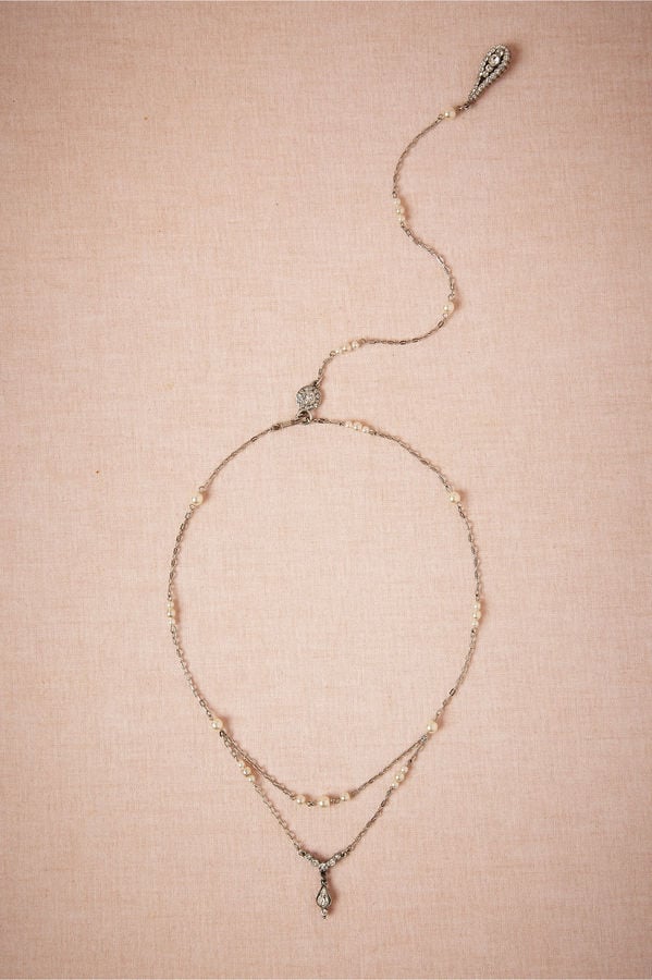 BHLDN Pearly Back Drape Necklace ($200)