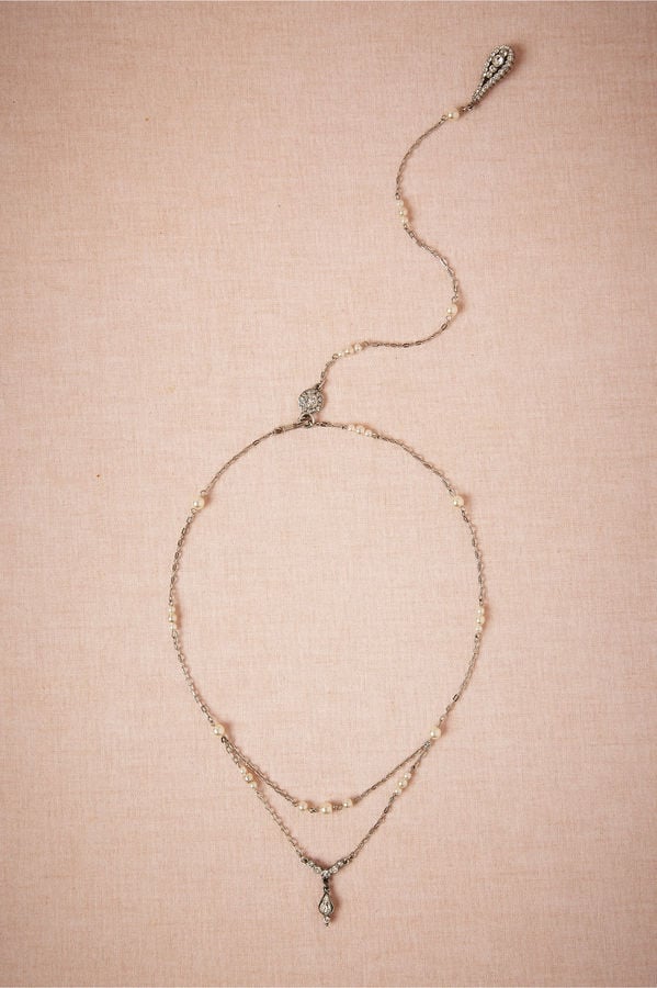 BHLDN Pearly Back Drape Necklace ($200)