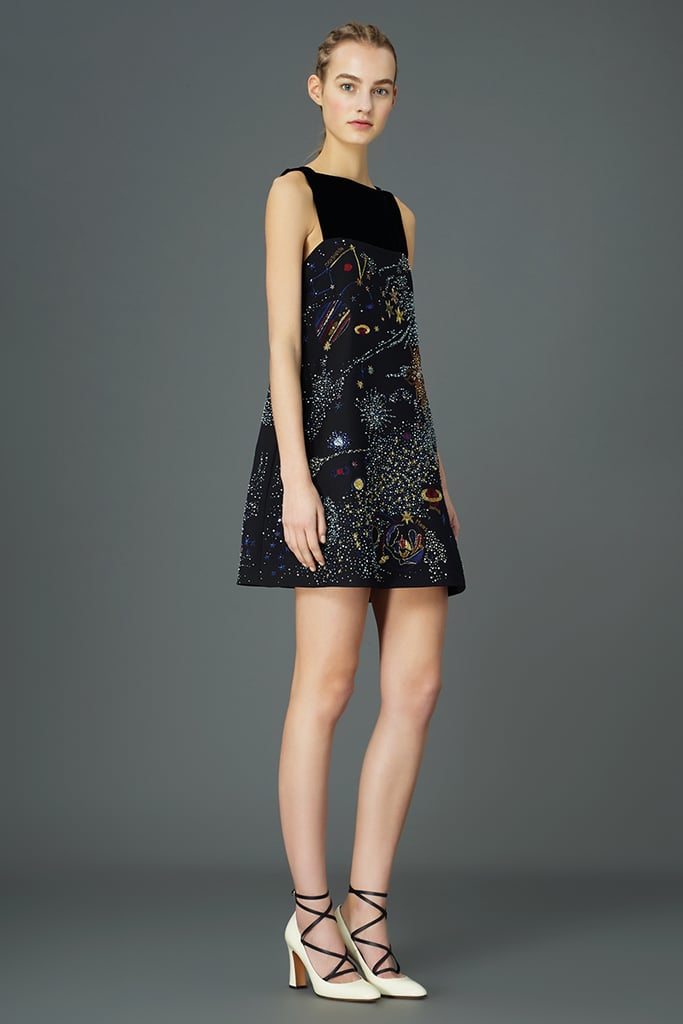 The best part of this flirty dress? Planetary whimsy.