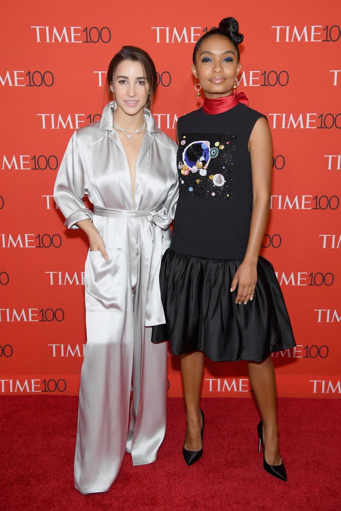 Gymnast Aly Raisman and Yara Shahidi.