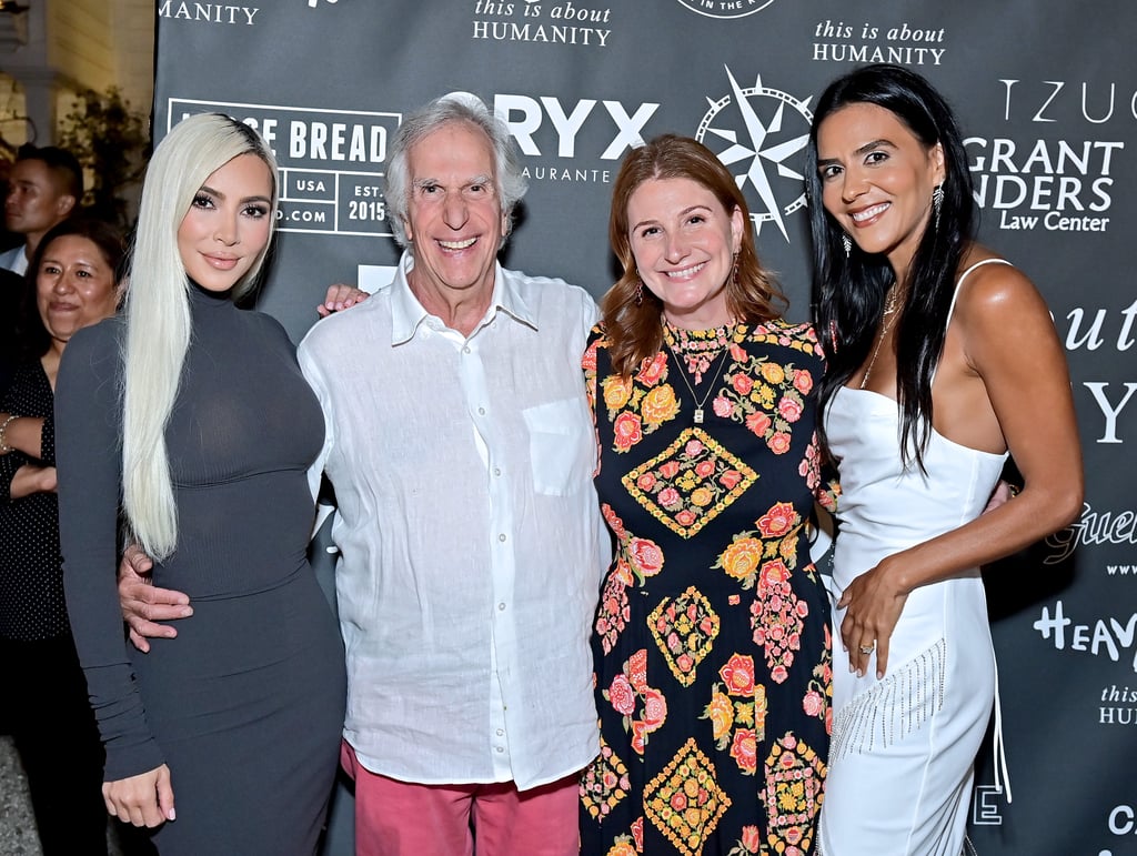 Kim Kardashian's Gray Balenciaga Dress and Neon-Green Boots