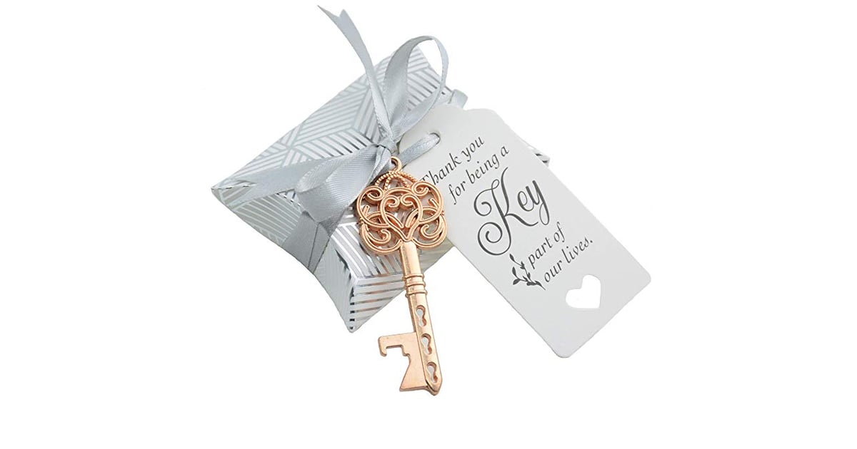 Wedding favor keychain bottle opener on sale